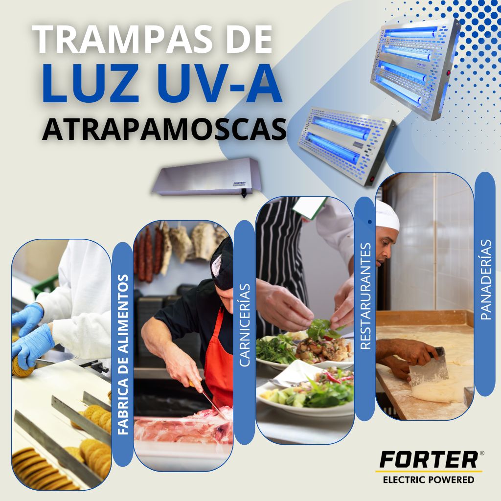 trampas de luz uv-a atrapamoscas